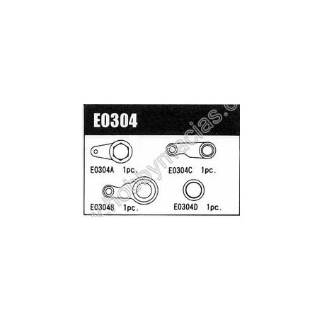 MUGEN MBX-5 PARTES PLAS.S.SERVO  E0304