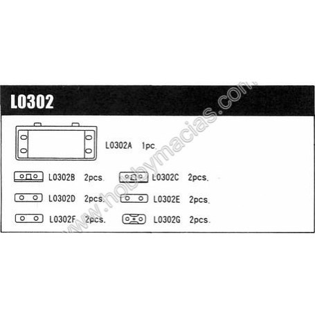 MUGEN SOPORTE SERVO DEL.MBX-5  L0302