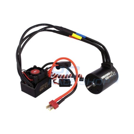 MOTOR+VARIADOR BRUSHLESS SAMURAI  B4 60A 4350 KV