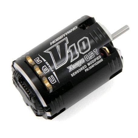 MOTOR BRUSHLESS HOBBYWING V10 10,5T BLACK G2