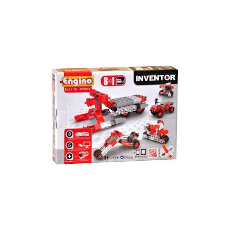 ENGINO INVERTOR 8 MODELOS MOTOCICLETAS 0832