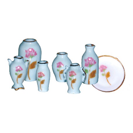 A.C.CHAVES JUEGO FLOREROS ROSA 36D2119