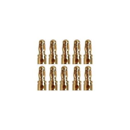 CONECTOR ORO 3.5 MACHO 10 PZAS AM-604-10M