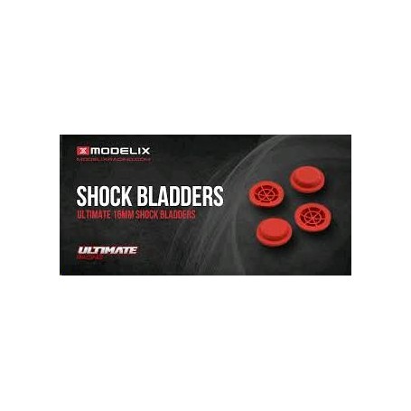 MEMBRANAS AMORT.ULTIMATE 16MM(4UND) COMPATIBLE HB,KYOSHO,MUGEN