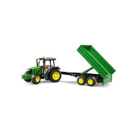 BRUDER TRACTOR CON REMOLQUE 02108
