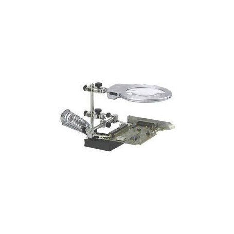 PINZAS ROBOT ELECTRONICA CON LUPA 90 MM 13001