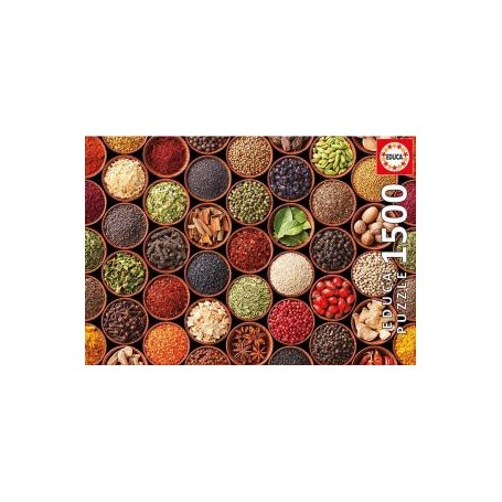 PUZZLE EDUCA 1500 ESPECIAS Y CONDIMENTOS 17666