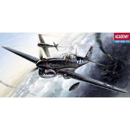 MAQU.ACAD 1/72 P-40 M/N WARHWK 12465