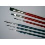 PINCEL PLANO BUEY 00    ROJO