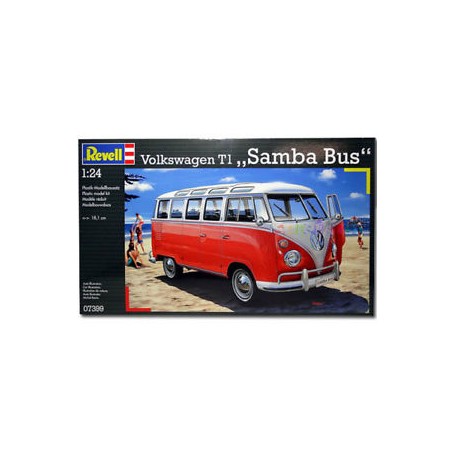 MAQUETA  REVELL 1/24 VW T1 SAMBA BUS RE07399