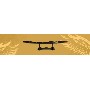 KATANA TOLE SAMURAI  10 C/PEANA HOJA 28CM 31781 (Hanakiri)