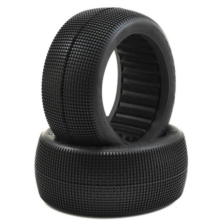 NEUMATICOS 1/8 JCONCEPTS REFLEX SOFT (AZUL) C/LLANTA (X2)