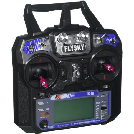 EMISORA FLYSKY I6AB 2.4GHZ 6 CANALES 