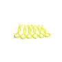 CLIPS CARROCERIA 1/8 FASTRAX FLUOR AMARILLO FAST210FY
