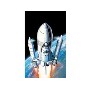 MAQUETA ACADEMY  1/288 SPACE SHUTTLE BOOSTER ROCKETS 12707