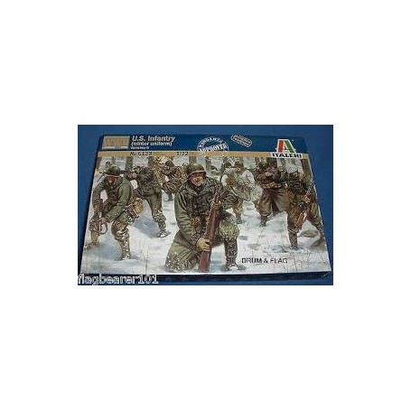MAQ.ITALERI 1/72 WWII US INFANTERY ( WINTER UNIFORM) 6133