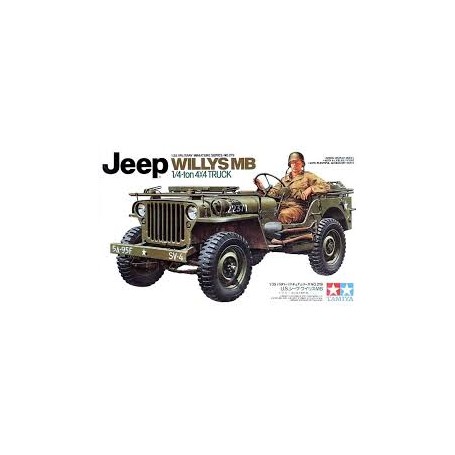 MAQU.TAMIYA 1/34 JEEP WILLYS 4X4 TON 35219