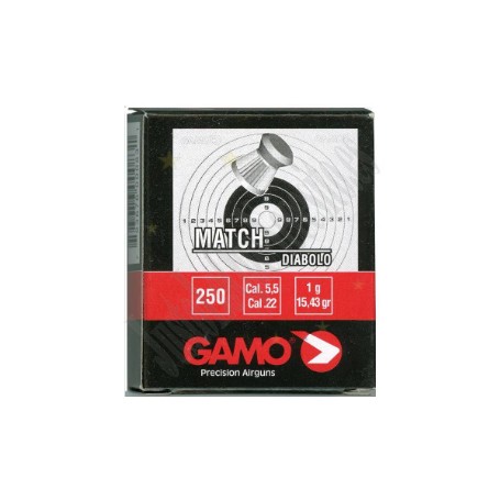 MUNICION 5.5MM MATCH C.CARTON (C.PLANA)