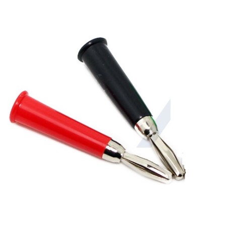 CONECTOR BANANAS (R+N) PARA SOLDAR