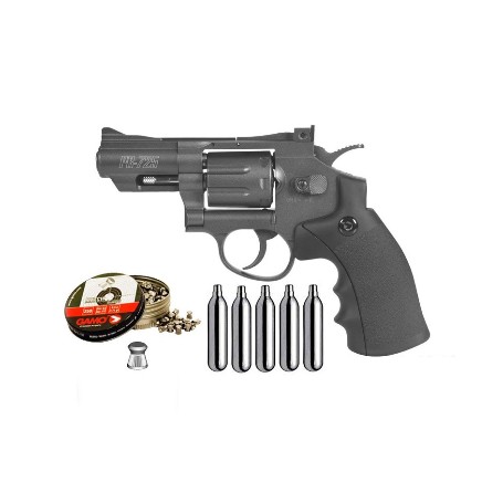 PIS.GAMO CO2 REVOLVER PR-725 + BALINES +BOMBONA B2B