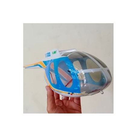 E-SKY BIG LAMA E500 FUSELAJE BLANCO/AZUL .002776