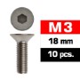 TORN. ALLEN M3X16 C / AVELLANDO NEGRO ( 10UND ) UR161318