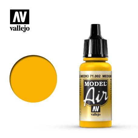 VALLEJO MODEL AIR AMARILLO MEDIO 71002