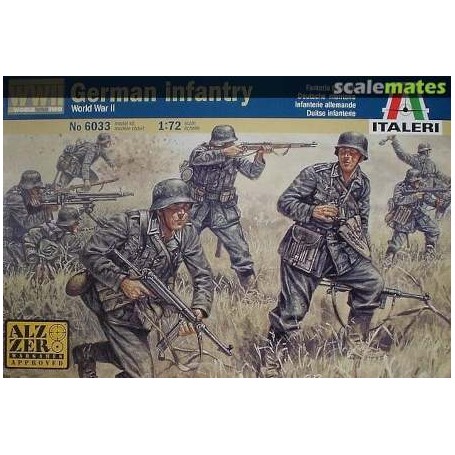 MAQ.ITALERI 1/72 GERMAN INFANTERY 6033