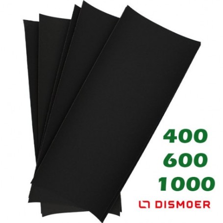 PAPEL LIJA SET (500-600-1000) 6 unidades a 2 de cada.