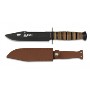 NAVAJA ALBAINOX CUCHILLO USMC. HOJA 18 CM FUNDA PIEL 32424