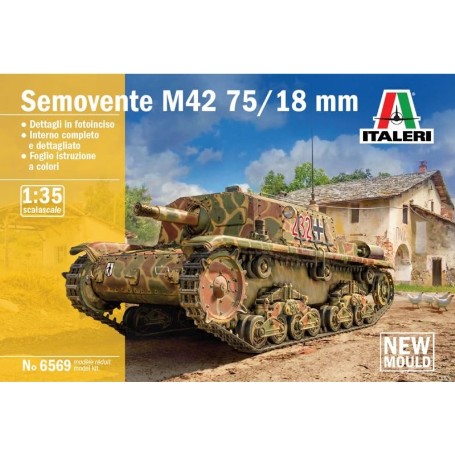 MAQU.ITALERI 1/35 semovente m42 da 75/18mm 6569