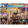 PUZZLE EDUCA 1000 COLLAGE NOTRE DOME FRS(R) 18456