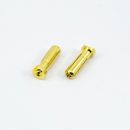 CONECTOR ORO 5 MM 90