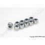 TUERCA M5 CON FRENO GALVANIZADA  (10)         