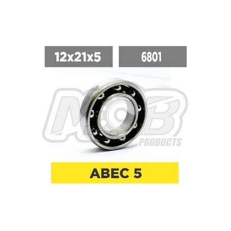 MOB RODAMIENTO MOTOR TRASERO 12X21X5 ACERO 0558