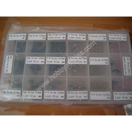 TORNILLERIA SURTIDA M3-M4 18 MODELOS