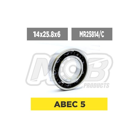MOB RODAMIENTO MOTOR TRASERO 14X25.8X6  CERAMICO  0581