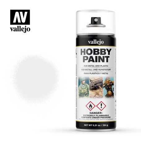 VALLEJO SPRAY BLANCO IMPRIMACION 400 ML 28010