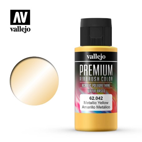 PINT.VALLEJO PREMIUM AMARILLO METALICO 62042