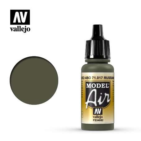 VALLEJO MODEL AIR VERDE RUSO 4BO 71017