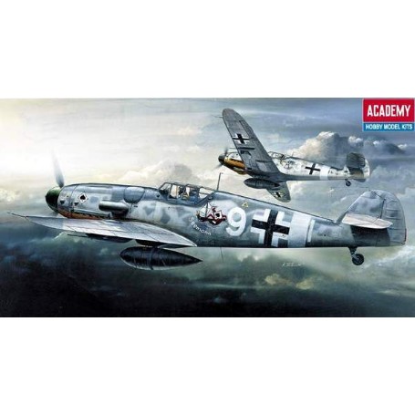 MAQU.ACAD.1/72 AVION MESSRSCHIMITT BF109G 12467