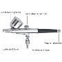 AEROGRAFO ROYALMAX AB-130K DOBRA ACCION KIT DOBLE AGUJA