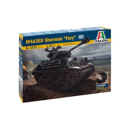 MAQ.ITALERI 1/35 M4A3E8 SHERMAN "FURY" 6529