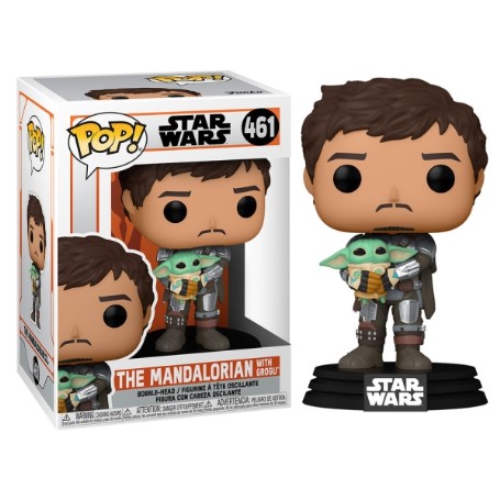 FUNKO STAR WARS MANDO HOLDING CHILD 54525