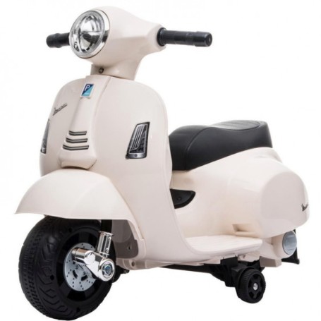 MOTO BATERIA VESPA BLANCA 6 Voltios 