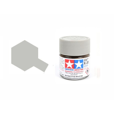 PINT.ACRIL.TAMIYA TITANIO    X32
