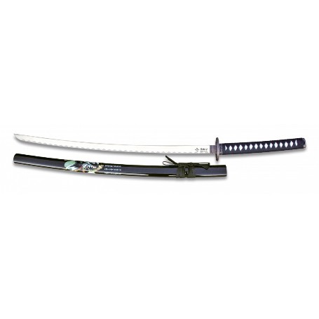 KATANA  TOLE10  NEGRA CON PEANA 68 CM 31900