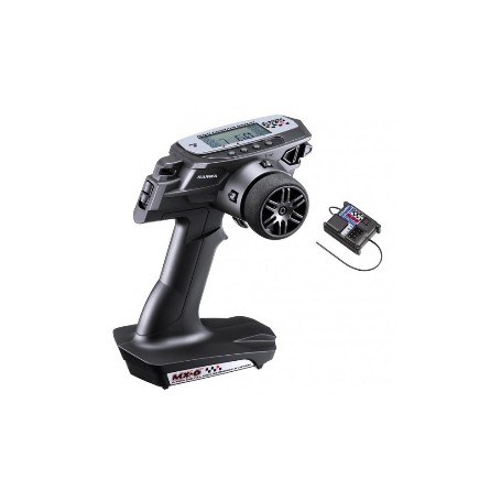 EMISORA SANWA MT-6 CON RECEPTOR RX391 WATERPROOF