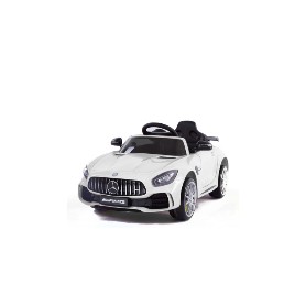 COCHE BATERIA INFANTIL MERCEDES AMG GTR  BLANCO 12V