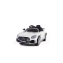 COCHE BATERIA INFANTIL MERCEDES AMG GTR  BLANCO 12V